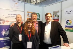 L'équipe de l'IEDRS au Salon Solutions RH de Paris